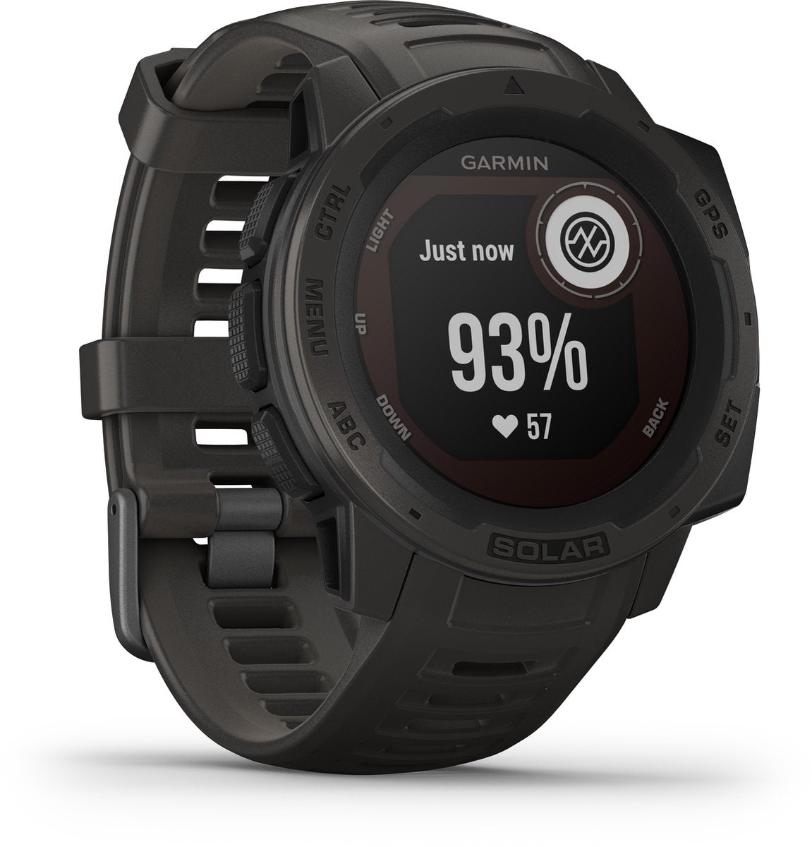 Garmin Instinct Solar Smartwatch - Robuust Sporthorloge met GPS - Waterbestendig - Graphite