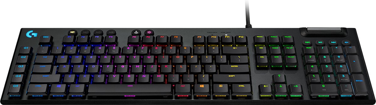 Logitech G815 Lightspeed RGB Mechanical Gaming Keyboard - Carbon