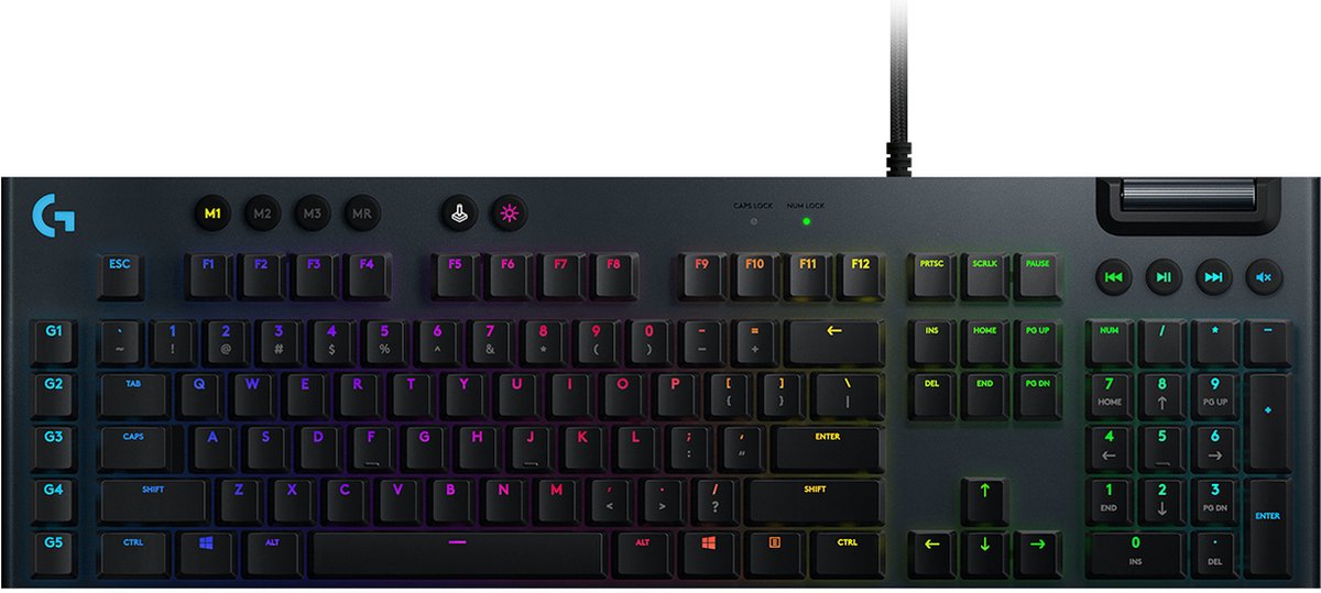 Logitech G815 Lightspeed RGB Mechanical Gaming Keyboard - Carbon