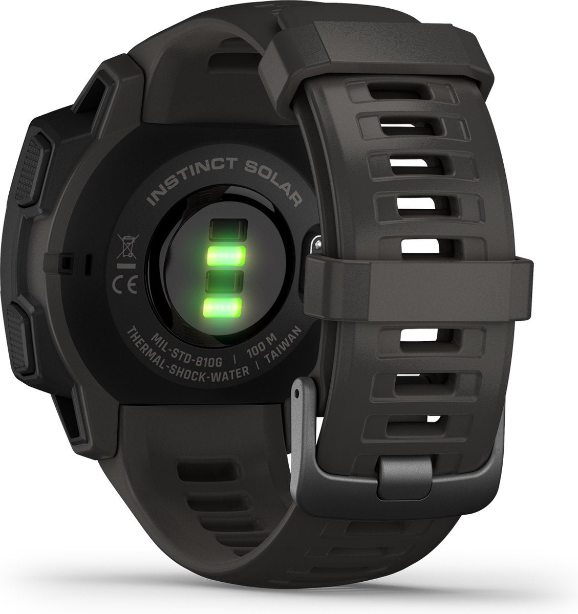 Garmin Instinct Solar Smartwatch - Robuust Sporthorloge met GPS - Waterbestendig - Graphite